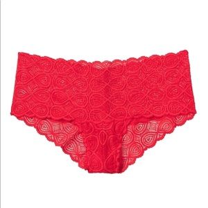 Cosabella Red Lace Boy Shorts
